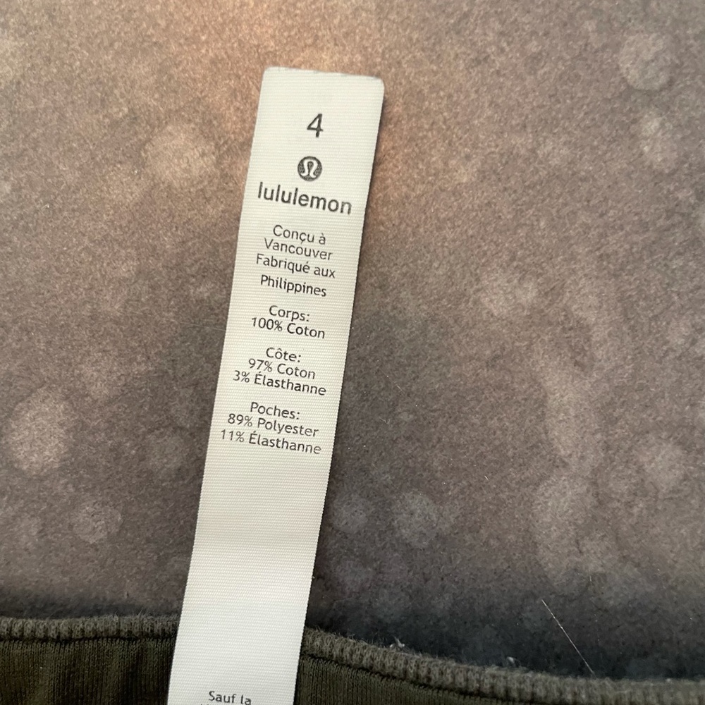 Hunter green lululemon joggers - Picture 4 of 8